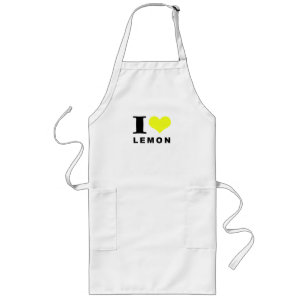 Tablier Long J'aime le citron