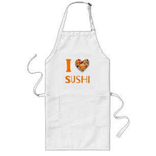 Tablier Long J'Aime Le Sushi