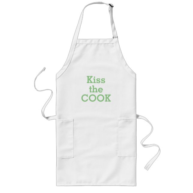 TABLIER LONG KISS THE COOK APRON (Devant)