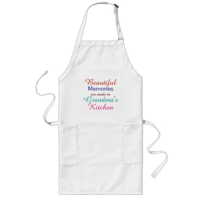 TABLIER LONG LA CUISINE DE GRANDMA, APRON (Devant)