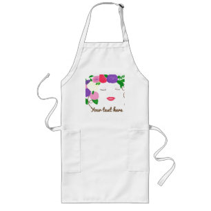 Tablier Long L'art féminin personnalise Apron