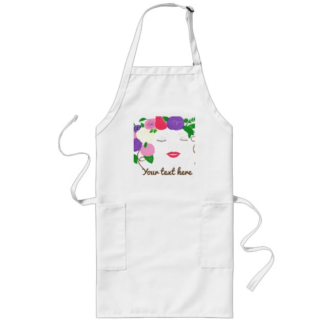Tablier Long L'art féminin personnalise Apron (Devant)