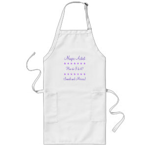 Tablier Long L'artiste amateur humoristique Smock habile et mal
