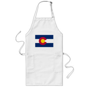 Tablier Long Le Colorado Drapeau Le Centennial State Long Apron