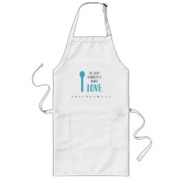Tablier Long Le secret est toujours LOVE - Apron
