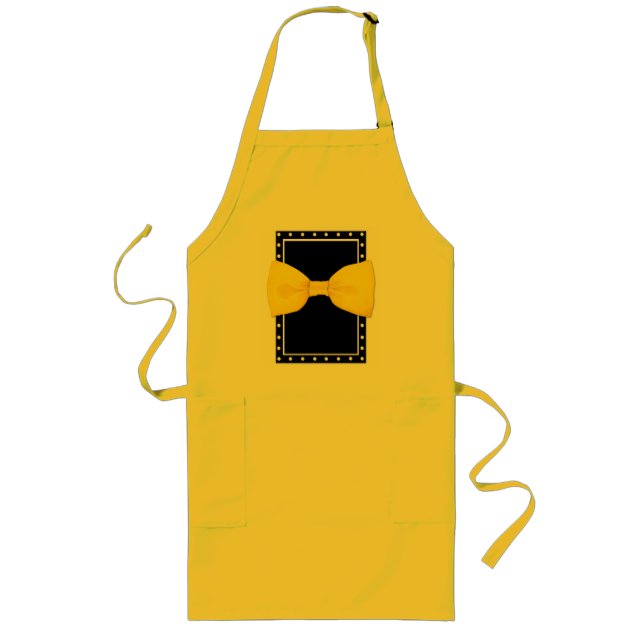 Tablier Long Lemon Bowtie Apron (Devant)