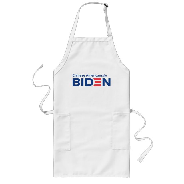 Tablier Long Les Chinois d'Amérique pour Biden Unisex Apron (Devant)