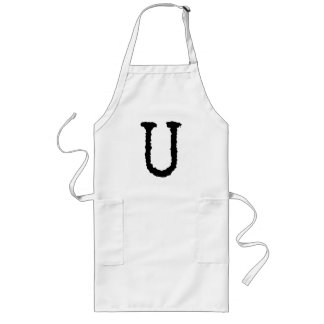 Tablier Long Lettre écrite U
