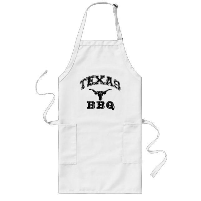 Tablier Long Logo d'apron de Rustic Black Texas (Devant)