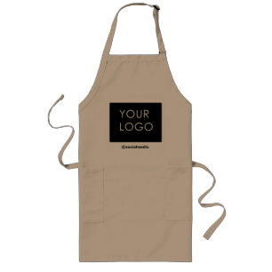 Tablier Long Logo d'entreprise professionnelle moderne