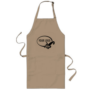 Tablier Long Long Kaki Apron Uniform Company Logo promotionnel