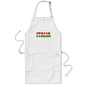 Tablier Long Long style de chef italien