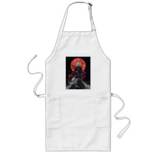 Tablier Long Loup Ronin sous la Lune Cramoisie