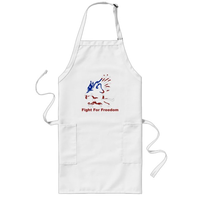 Tablier Long Lutter pour la liberté Aagle Apron (Devant)