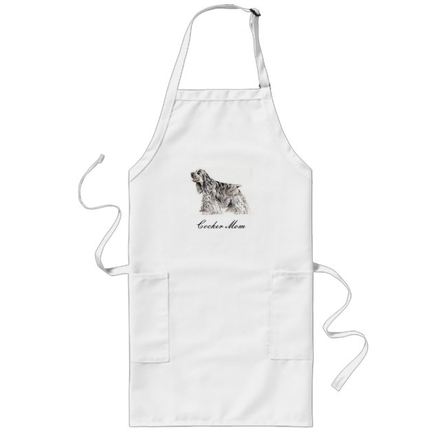 Tablier Long Maman, American Cocker Spaniel Apron (Devant)