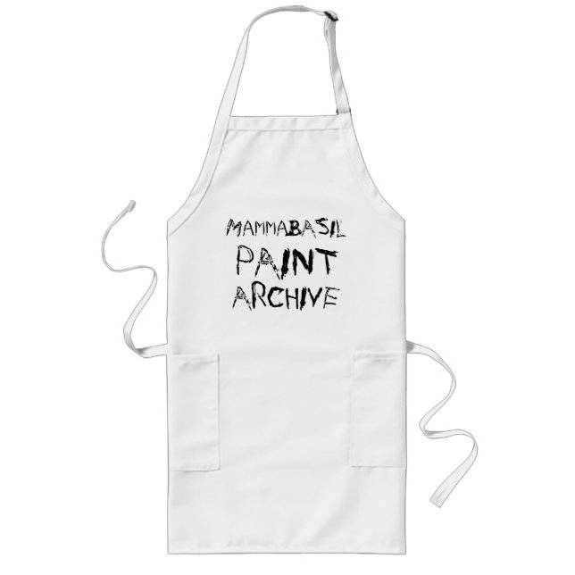 Tablier Long MammaBASIL's Paint Archive Apron! (Devant)