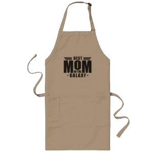 Tablier Long Meilleure maman dans la Galaxie - Fête des mères,