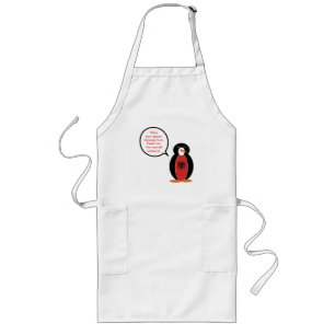 Tablier Long Mme Pingouin personnalisée Albanie
