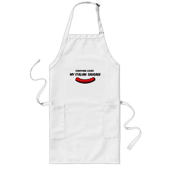 Tablier Long Mon saucisson Italien amusant barbecue Apron (Devant)