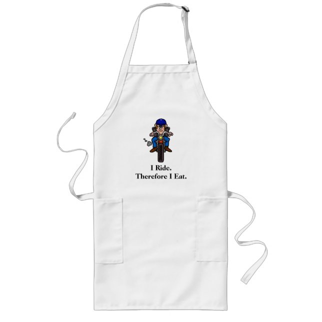 Tablier Long Motorcycle Biker Chef Apron (Devant)