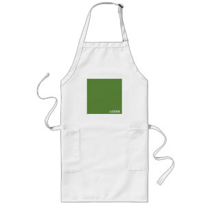 Tablier Long Nom de la couleur verte Loerie