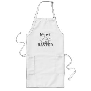 Tablier Long "On va se faire pincer"   Thanksgiving Apron