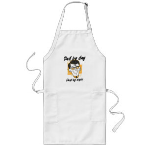 Tablier Long Papa by Day, Chef by Night