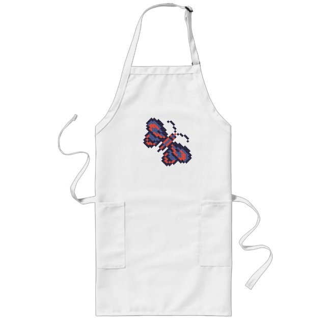 Tablier Long papillon CROSS-STITCH (Devant)