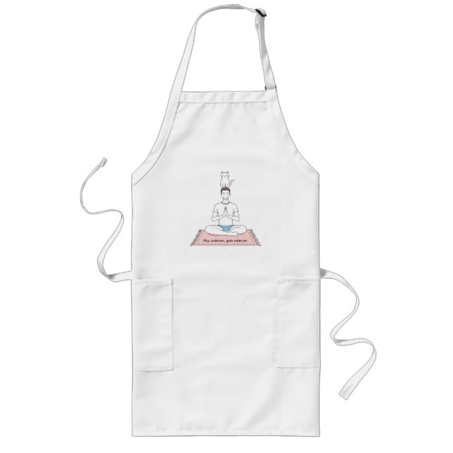 Tablier Long Paz Interior, Gato Exterior (Devant)