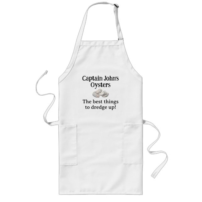 Tablier Long Personalized Oyster Fisherman's (Devant)