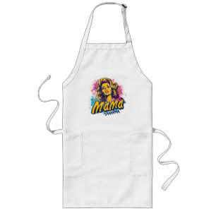 Tablier Long Personnalisé Retro Mama Pop Art (14)
