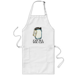 Tablier Long Personnaliser Canning Jar