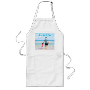 Tablier Long Personnalisez votre papa Photo Apron Cadeau avec t