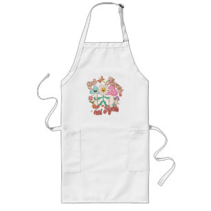 Tablier Long Pick Flowers, not Fights - Fleurs mignonnes et vib