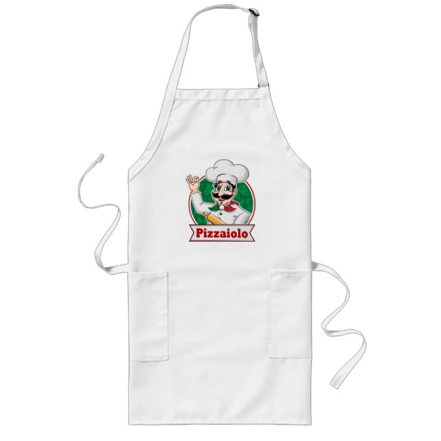 Tablier Long Pizzaiolo Pizza Chef (Devant)