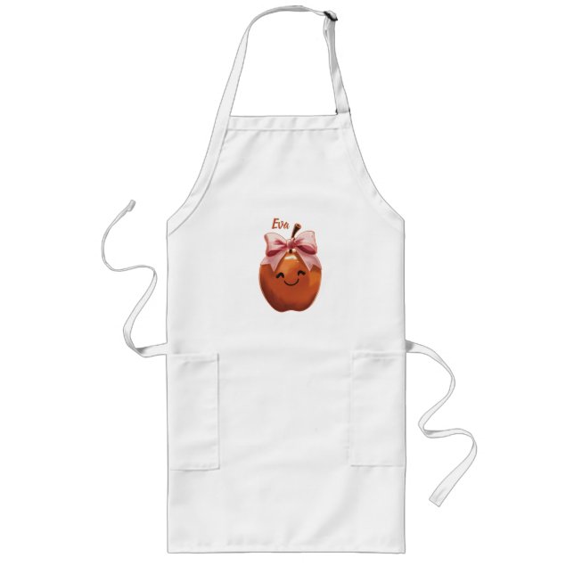 Tablier Long Pomme Cadeau Sucré (Devant)
