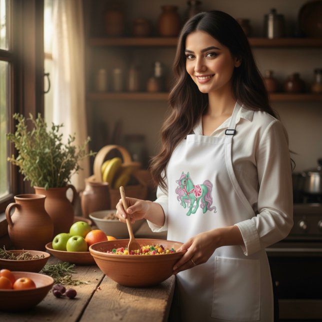 Tablier Long Pony Long Apron (Créateur téléchargé)