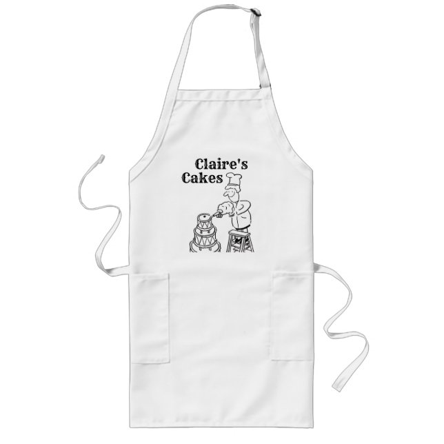 Tablier Long Préparation et cuisson de gâteaux (Devant)