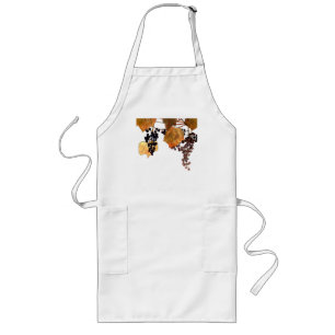 Tablier Long Raisins de givre Art nouveau