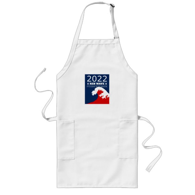 Tablier Long Red Elephant RED WAVE 2022 Elections USA (Devant)