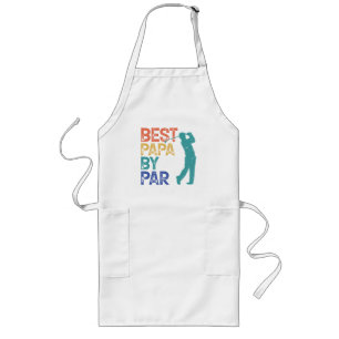 Tablier Long Retro Golfer - Best Papa By Par