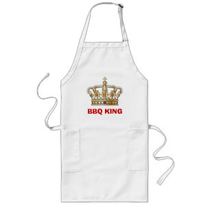 Tablier Long Roi de BBQ