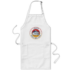 Tablier Long RV Camping Fête des pères Retro Personnalisé Anniv