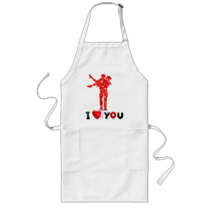 Tablier Long Saint Valentin, Apron
