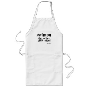 Tablier Long Saumon l'autre viande rose