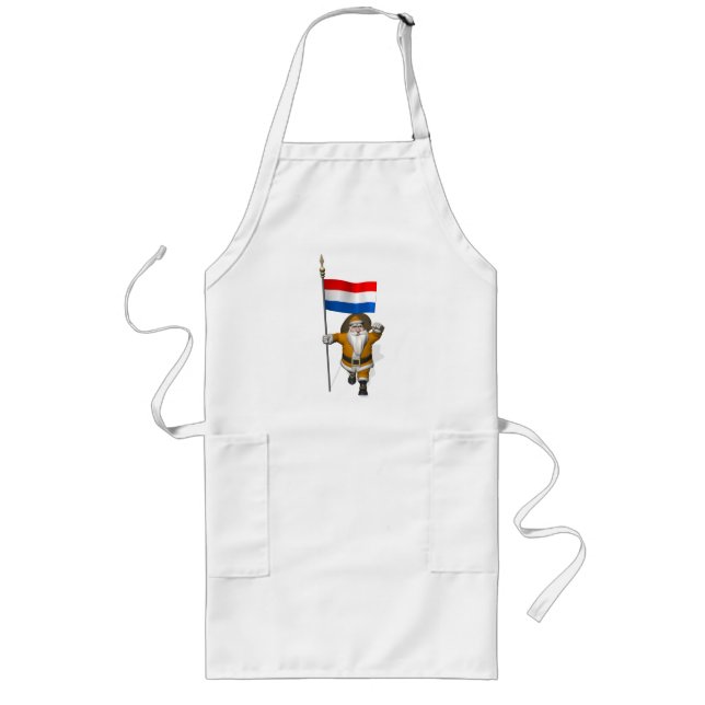 Tablier Long Sinterklaas Avec Ensigne De Pays-Bas (Devant)