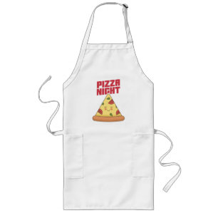 Tablier Long Soirée Pizza