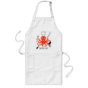 Tablier Long Super Chef Octopus