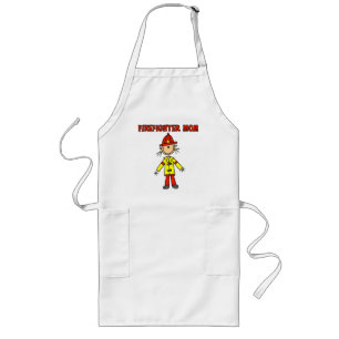 Tablier Long T-shirts et Cadeaux pour Maman Pompiers