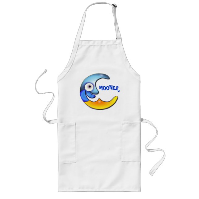 Tablier Long Tabard de dessin animé "Crazy Mooner" (Devant)